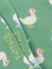 FatFace Green Geese Women's Socks - Image 2 of 2
