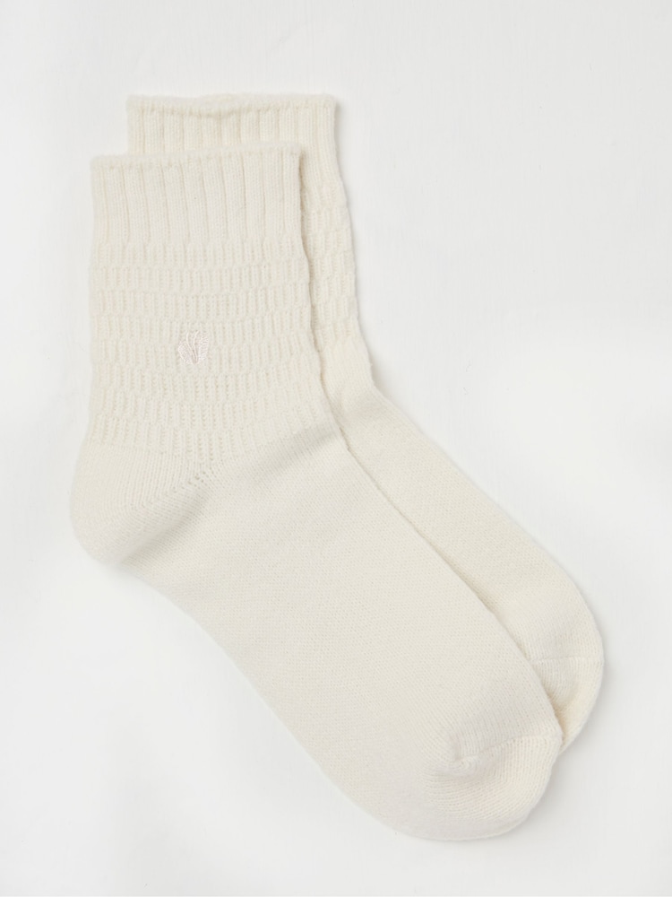 FatFace Ivory Super Soft Cosy Socks - Image 1 of 2