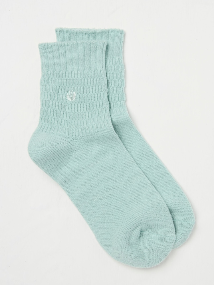 FatFace Green Super Soft Cosy Socks - Image 1 of 2