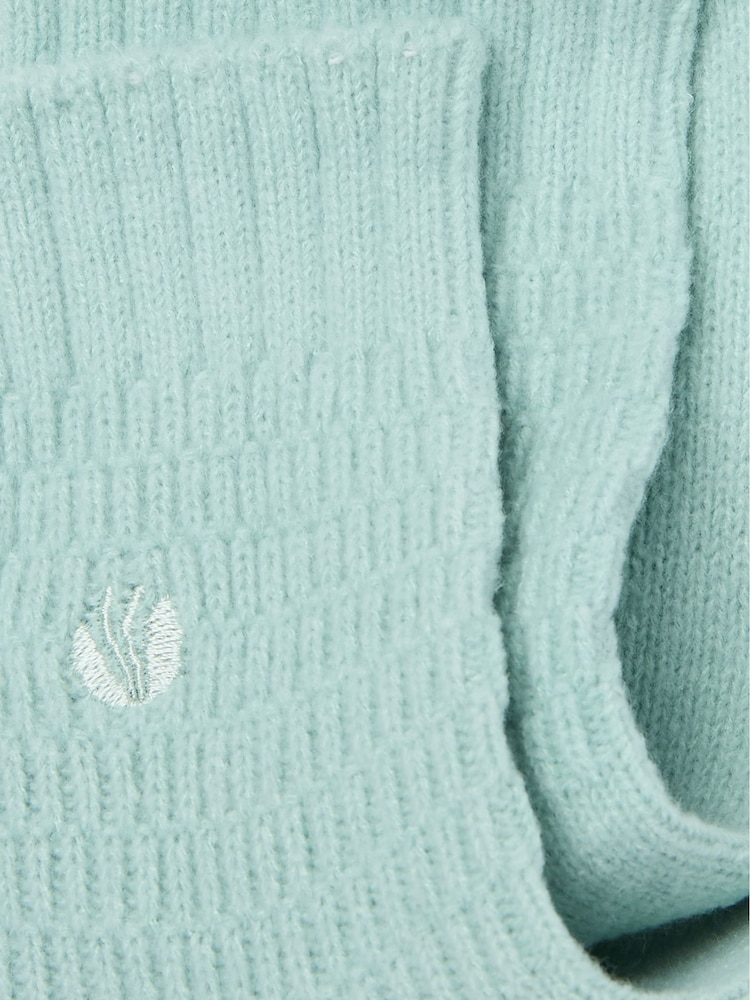 FatFace Green Super Soft Cosy Socks - Image 2 of 2