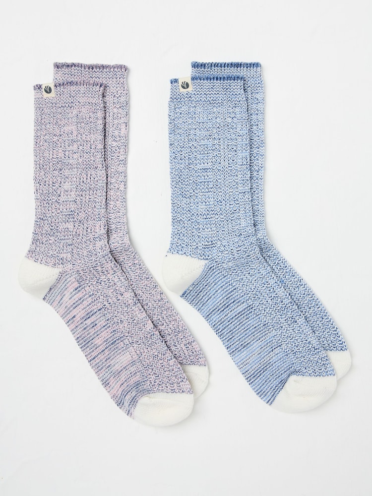 FatFace Multi 2 Pack Women's Boot Socks - Image 1 of 2