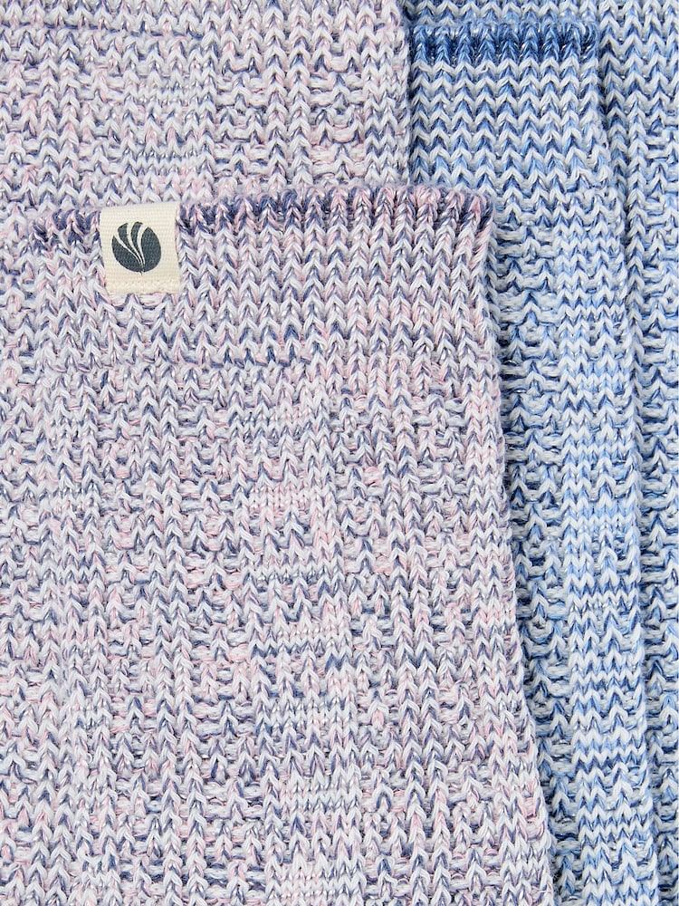 FatFace Multi 2 Pack Women's Boot Socks - Image 2 of 2
