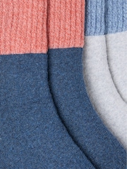 Разноцветный - FatFace 2 Pack Welly Socks - Изображение 2 из 2