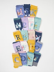 FatFace Multicolour Alphabet Socks - Image 1 of 2