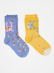 FatFace Multicolour Alphabet Socks - Image 2 of 2