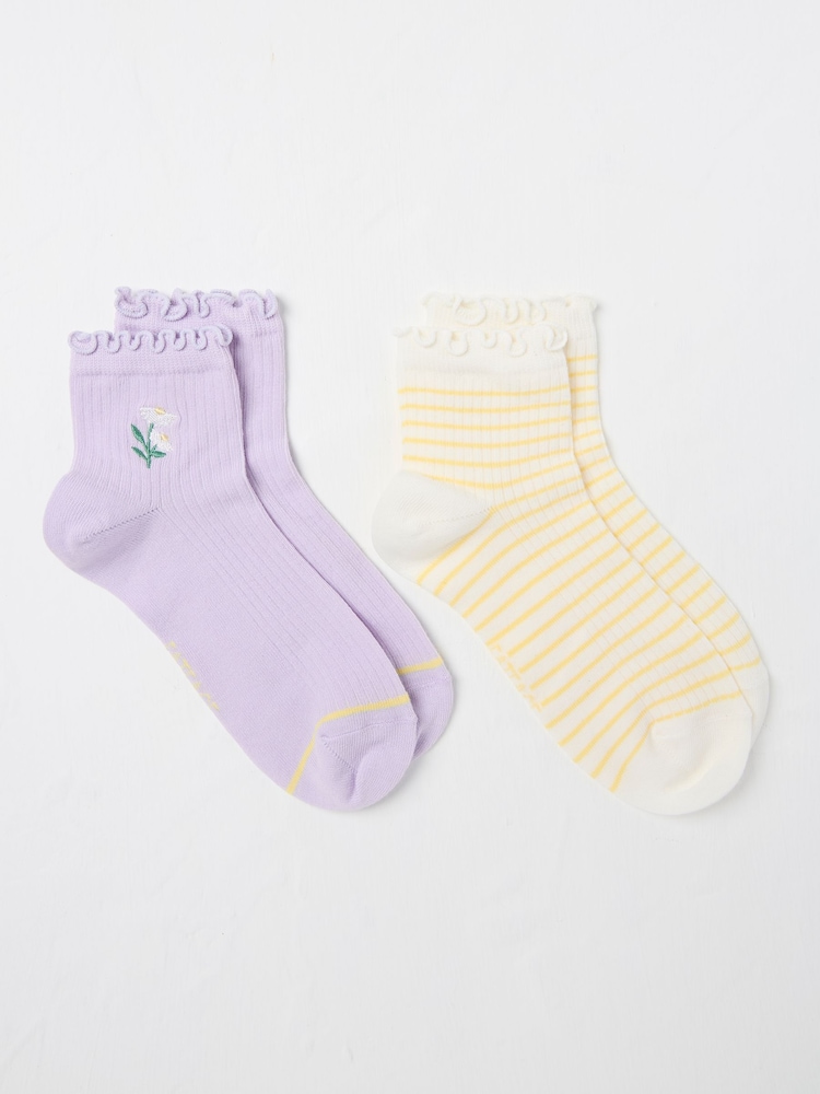 FATFACE 2 Pack ženske's Ankle nogavice - Slika 1 iz 2 FATFACE 2 Pack ženske's Ankle nogavice - Slika 1 iz 2