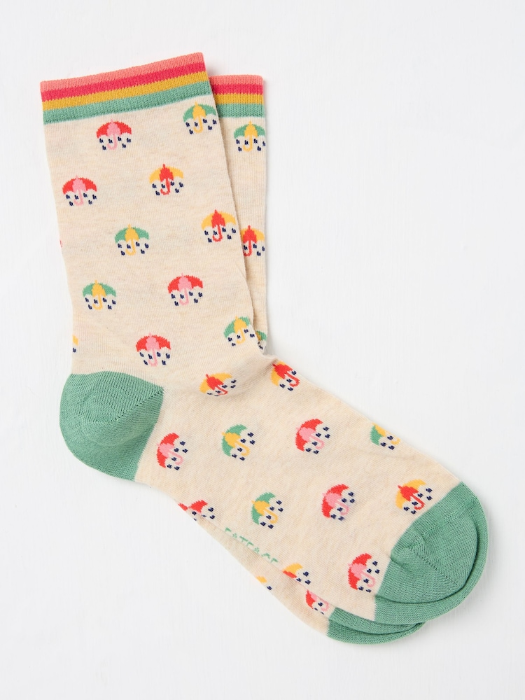 FatFace Natural Umbrella Women's Socks - Image 1 of 2