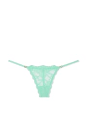 Victoria's Secret Waterfall Green G String Lace Knickers - Image 3 of 3