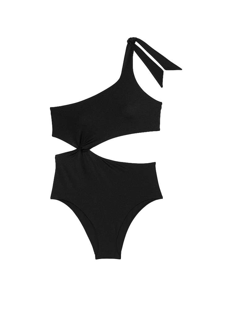 Victoria's Secret Black One Shoulder Swimsuit - Image 3 of 3