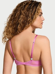 Victoria's Secret New Peony Pink Lace Unlined Demi Bra - Image 2 of 2