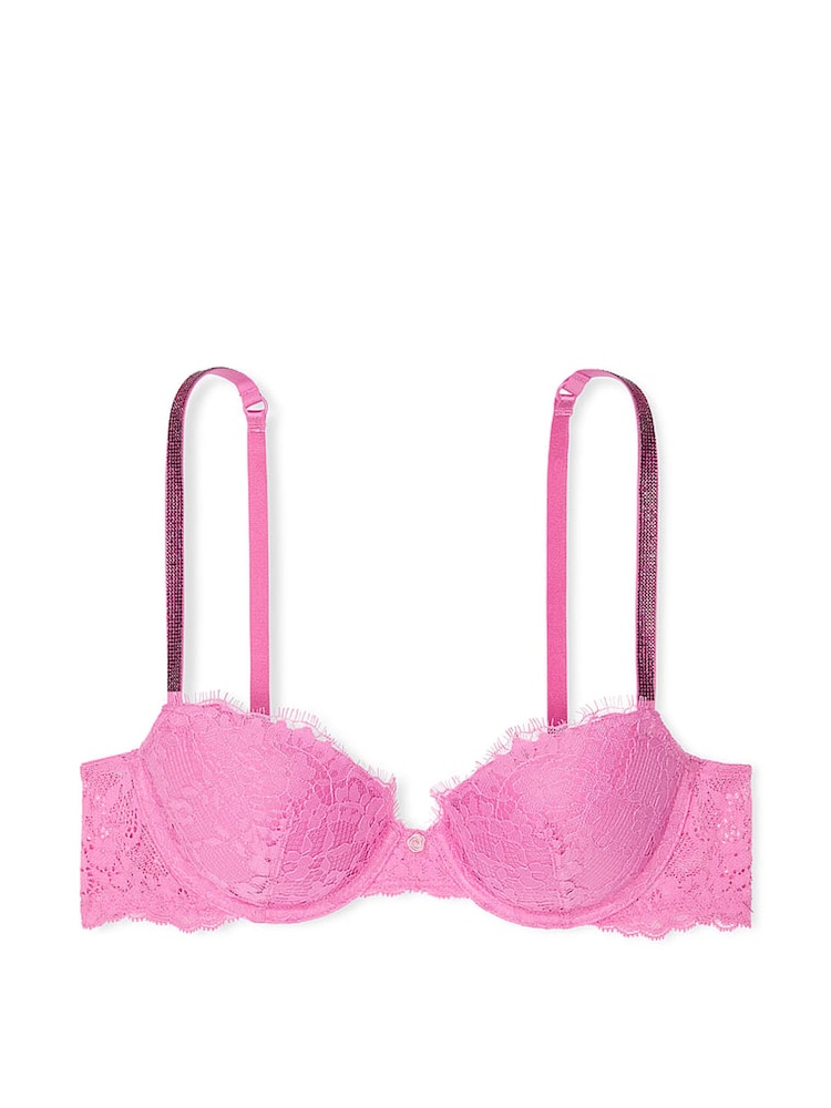 Nieuw pioenroze - Victoria's Secret beha met glinsterende bandjes - Image 3 of 3