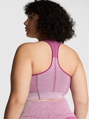 Victoria's Secret PINK Thriller Purple Marl Seamless Sports Bra - Image 2 of 4