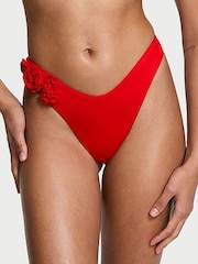 Vermiljoen rood - Victoria's Secret rosette bikinibroekje - Image 1 of 4