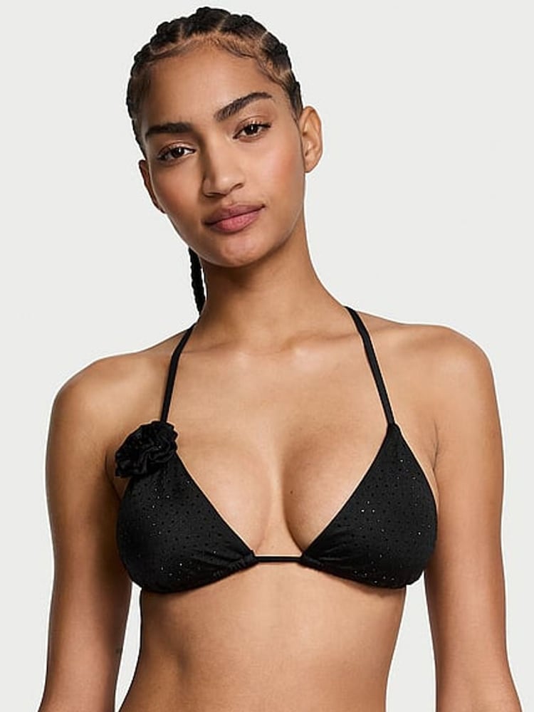 Zwart strass - Victoria's Secret rosette bikinitop - Image 1 of 4