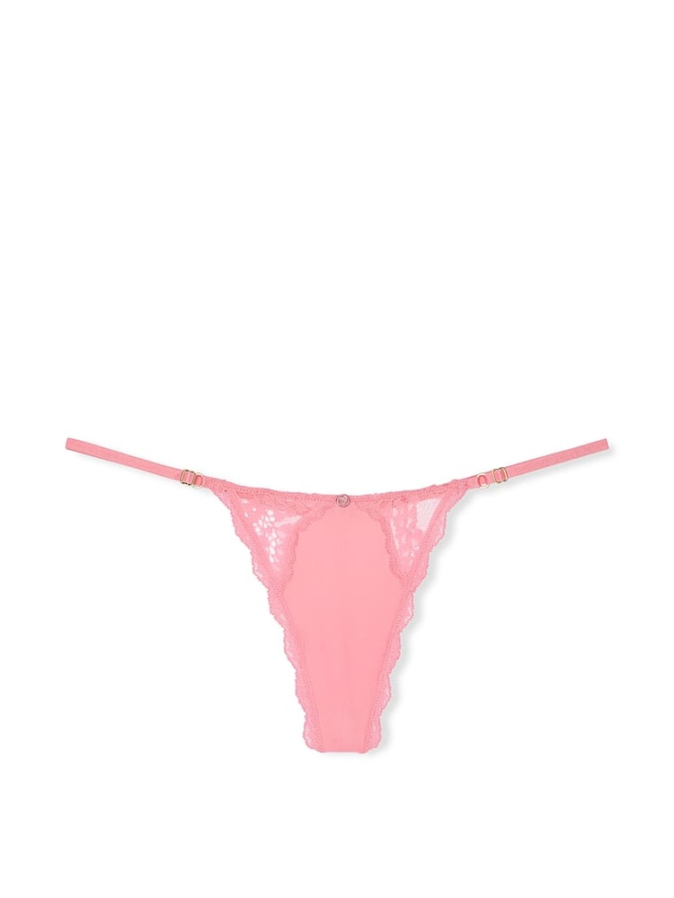 Victoria's Secret Pink Hope Lace Trim G String Knickers - Image 3 of 3 Victoria's Secret Pink Hope Lace Trim G String Knickers - Image 3 of 3