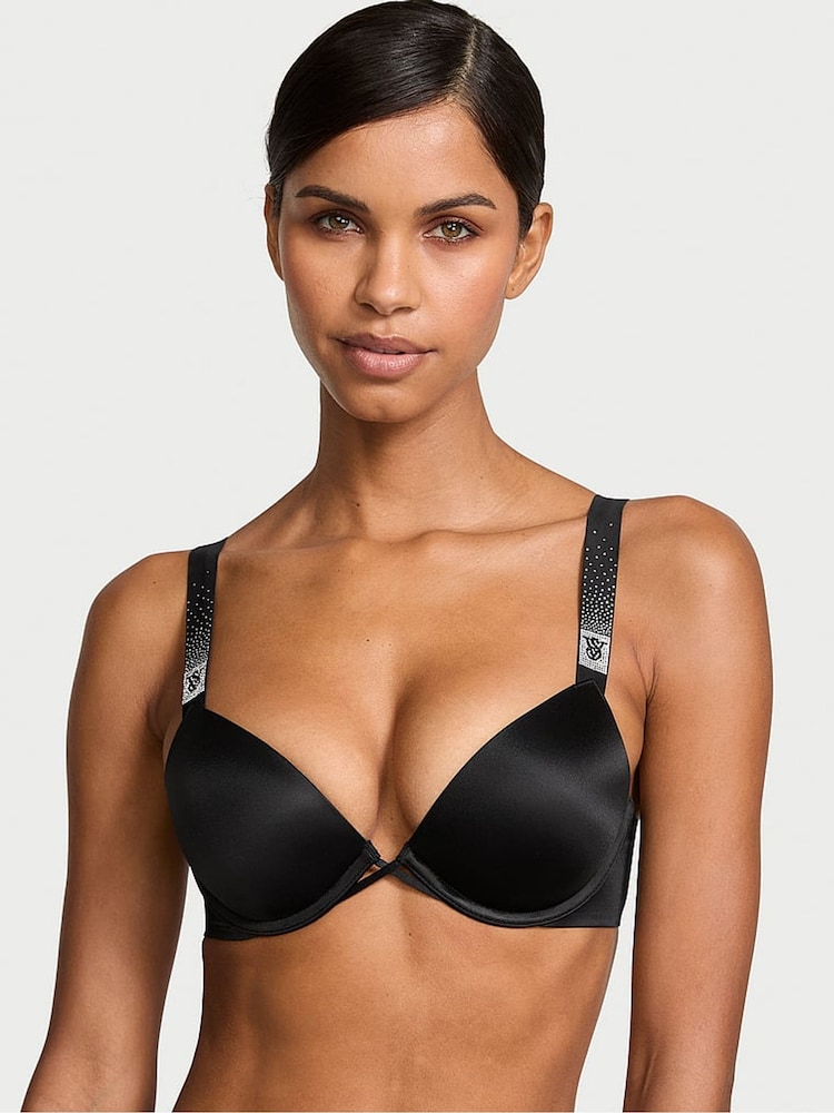 Zwart - Victoria's Secret beha met verspreide glinsterende bandjes - Image 1 of 3