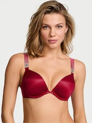 Lakrood - Victoria's Secret bombshell beha met verspreide glinsterende bandjes - Image 1 of 3