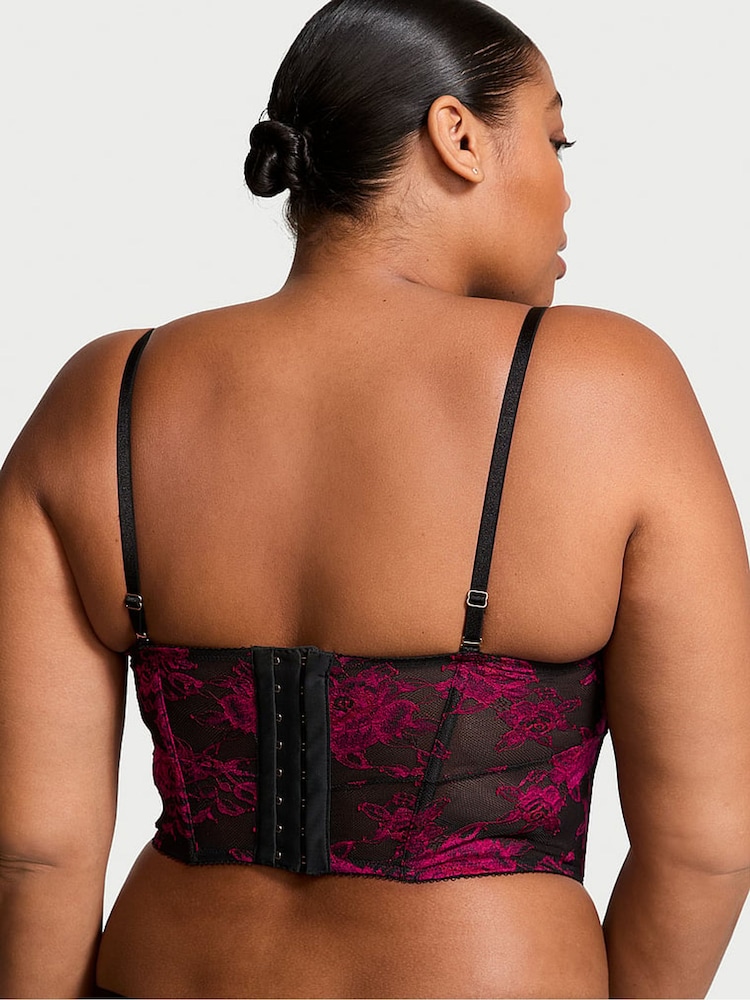 Victoria's Secret rose kanten corset behatop - Image 2 of 3