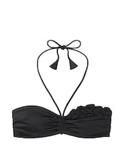Victoria's Secret Black Bandeau Rosette Bikini Top - Image 4 of 4
