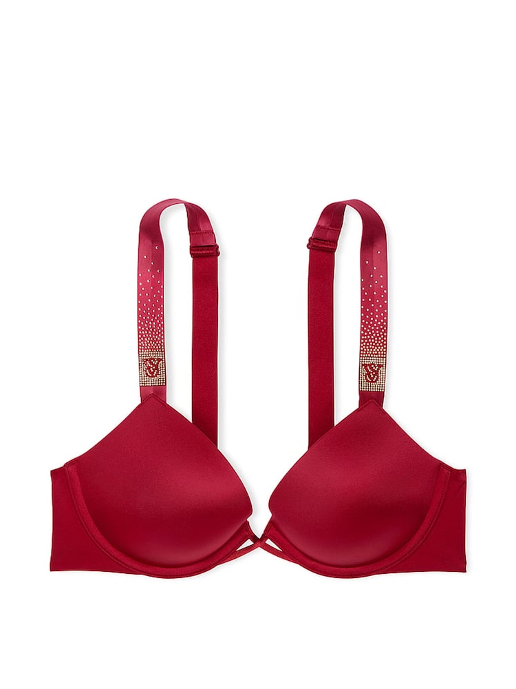 Lakrood - Victoria's Secret beha met verspreide glinsterende bandjes - Image 3 of 3