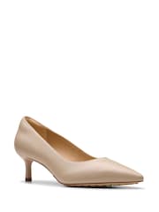 Clarks Natural Leather Adela Court Shoes - Image 7 of 7