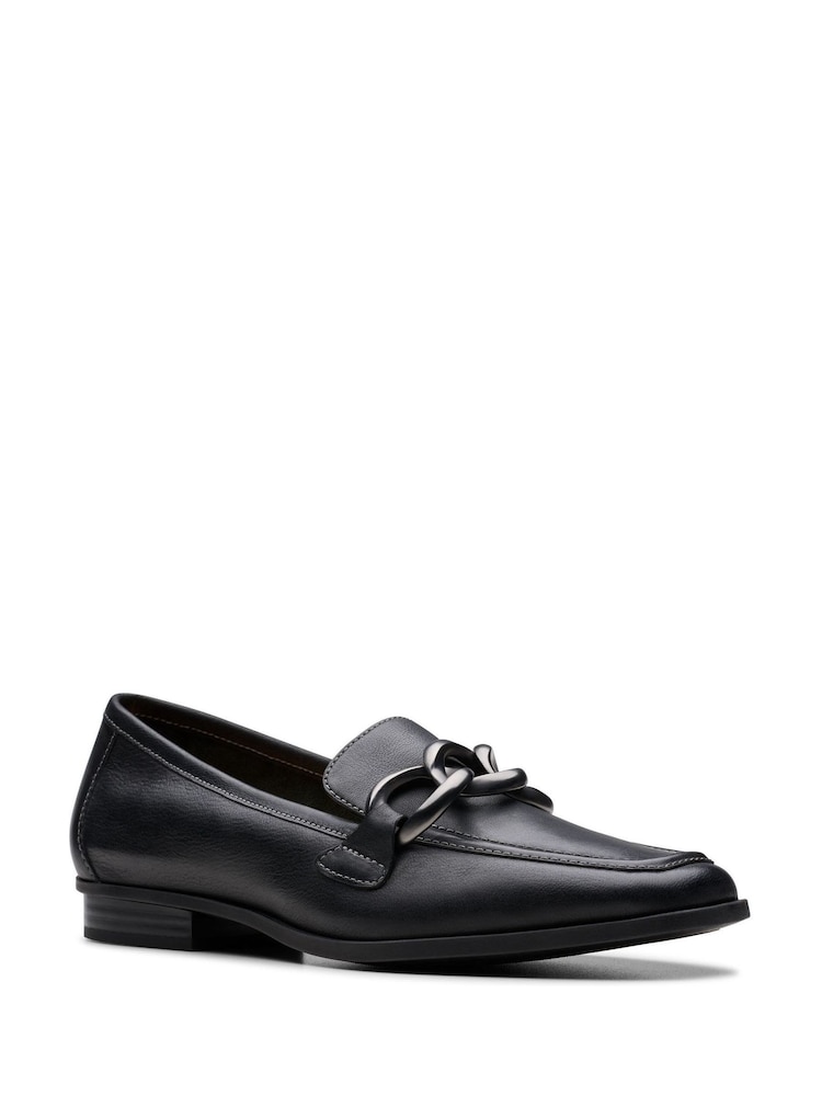 Черный - Кожаные туфли Clarks Sarafyna Iris - Изображение 2 из 7