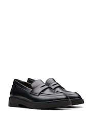 Clarks Black Leather Splend Edge Shoes - Image 4 of 7