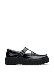 Clarks Black Patent Torhill Bar Shoes - Image 1 of 7