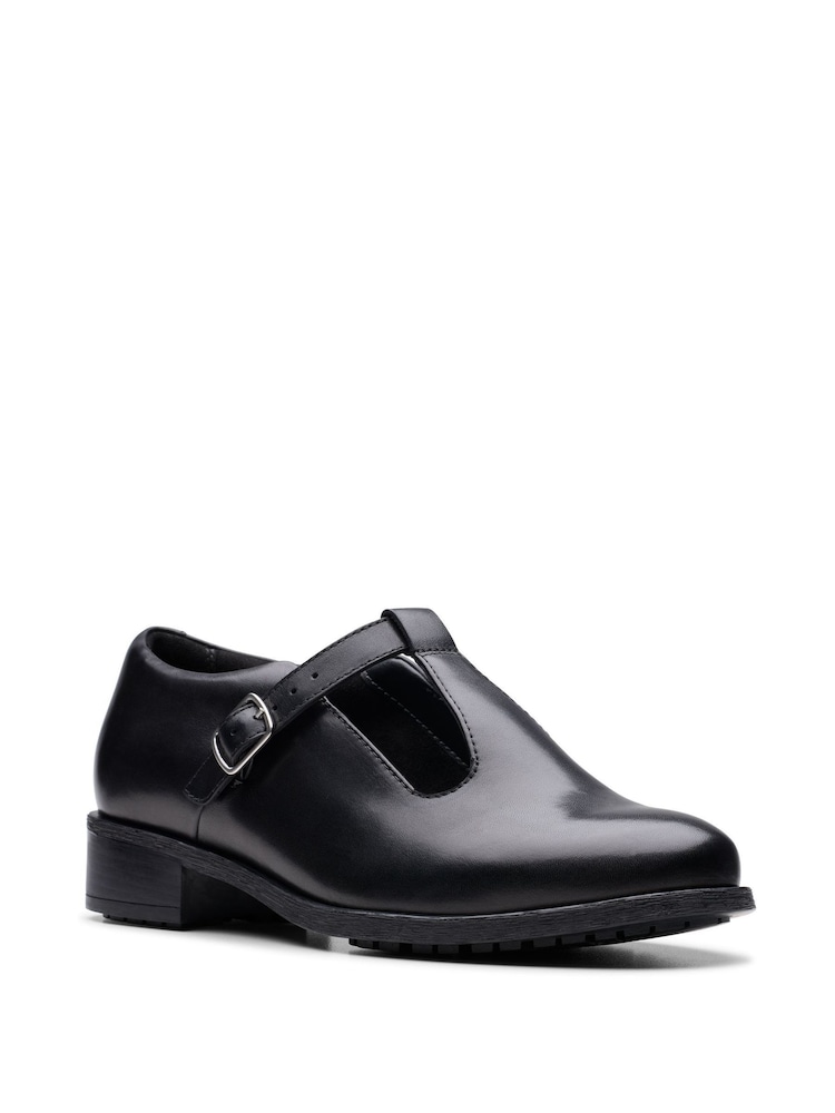 Clarks Black Leather Havisham Bar Shoes - Image 7 of 7