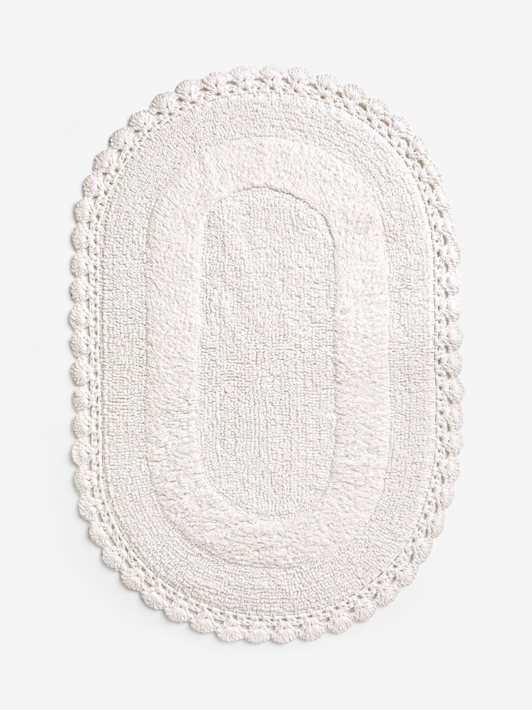 Tapis de bain Shabby Chic by Rachel Ashwell® 100% coton au crochet - Image 3 of 4