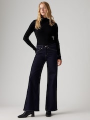 Levi's® Darkest Sky 318 Shaping Wide Leg Jeans - Image 4 of 5