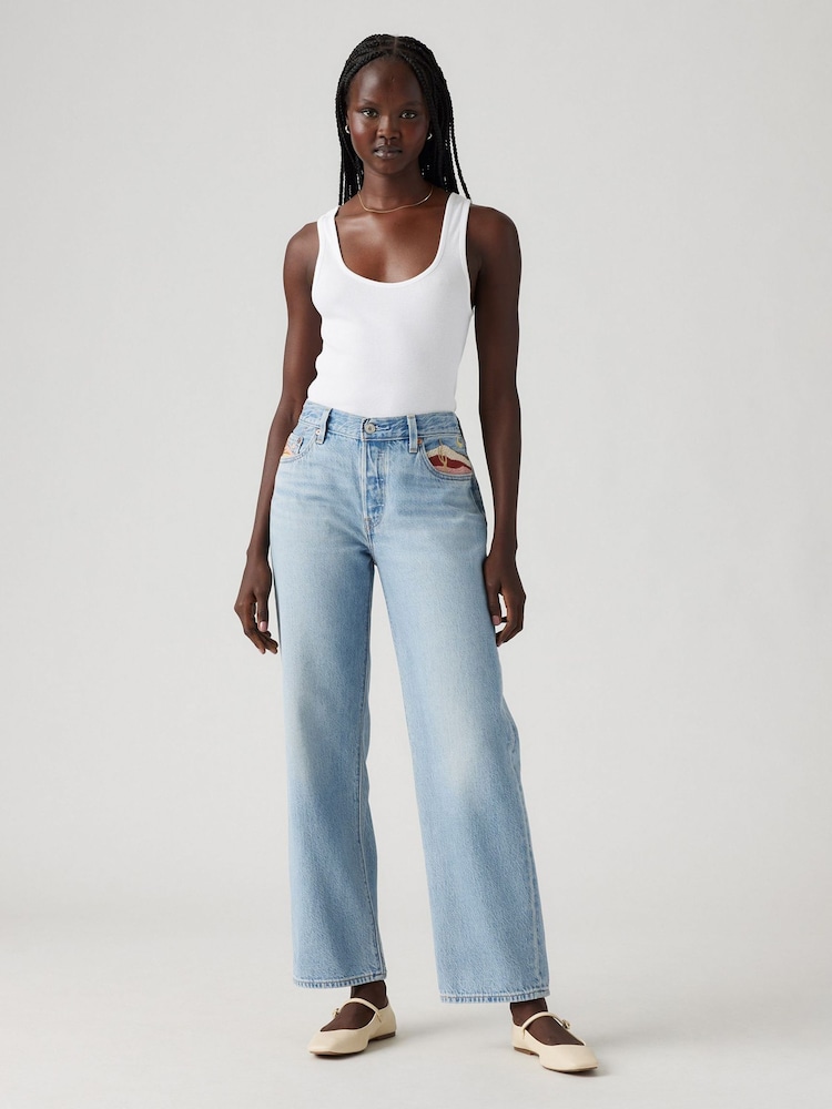 Woestijn Utopia - Levi's® rechte pasvorm 501 90s enkellange jeans - Image 5 of 13