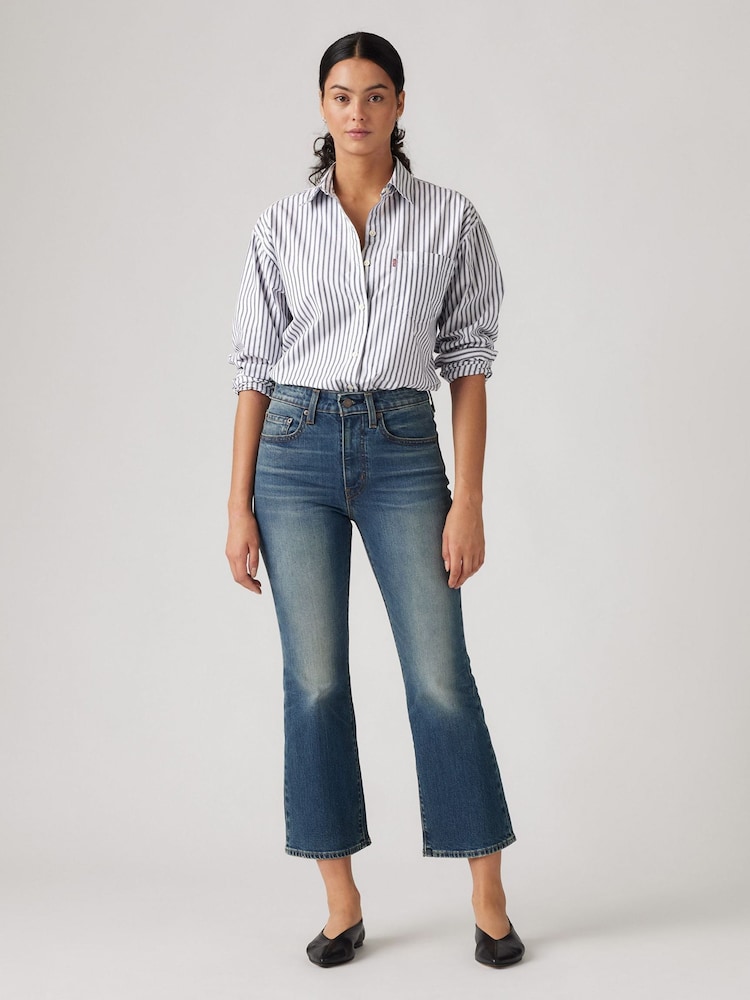 Levi's® Ankle Time 725 Authentic Kick Bootcut Jeans - Image 2 of 8
