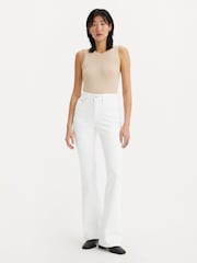 Levi's® Soft Clean White 726™ High Rise Yoked Flare Jeans - Image 1 of 4