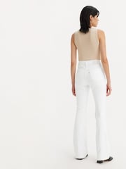 Levi's® Soft Clean White 726™ High Rise Yoked Flare Jeans - Image 2 of 4