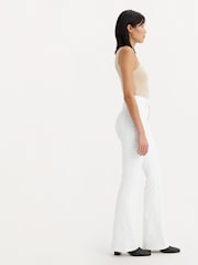 Levi's® Soft Clean White 726™ High Rise Yoked Flare Jeans - Image 3 of 4