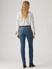 Blauwe golf donker - Levi's® 724™ rechte jeans met hoge taille  - Image 2 of 7