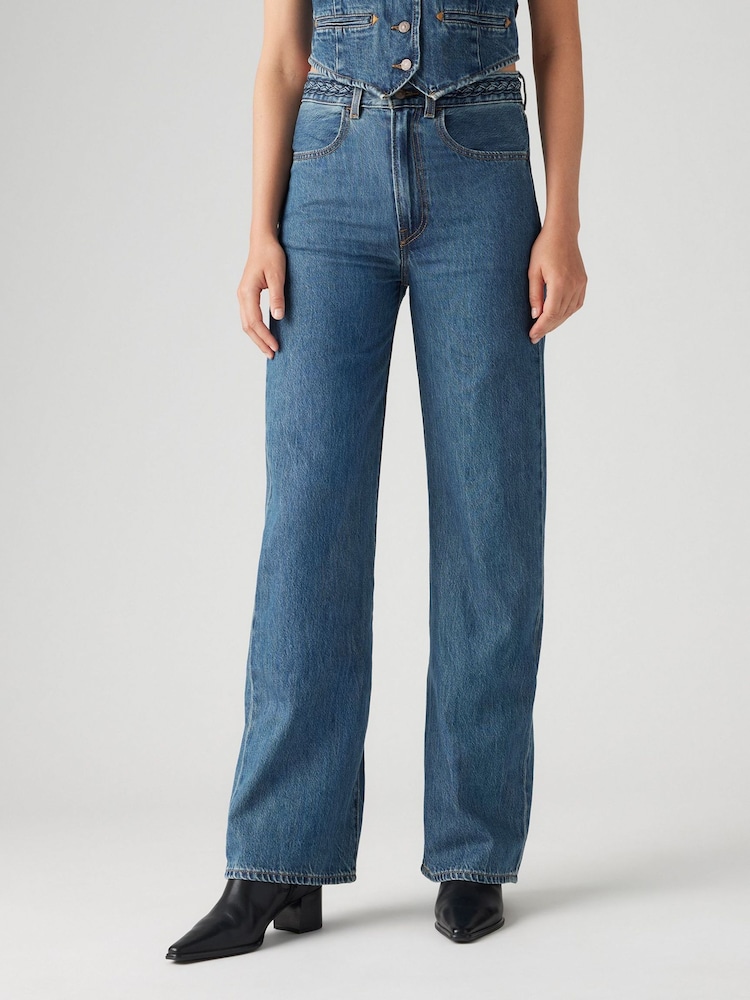 Levi's® Big Yikes Ribcage Wide Leg 100% Cotton Jeans - Image 6 of 6