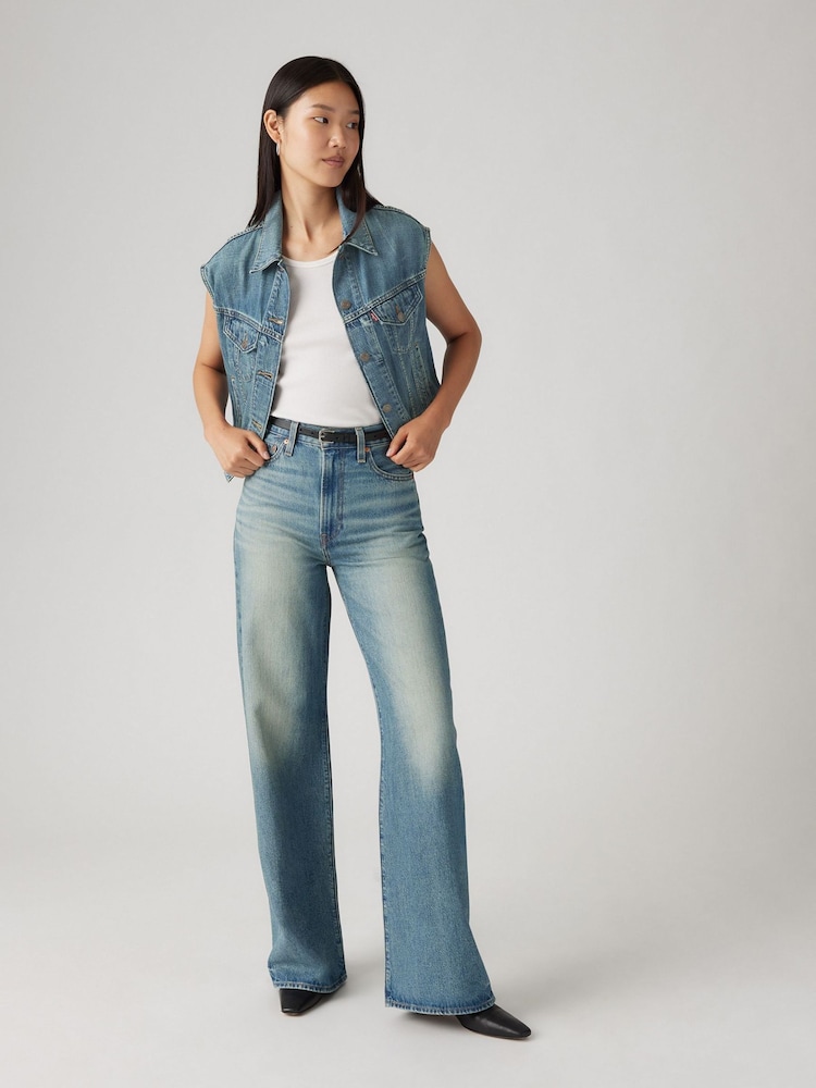 Levi's® Tint Story Ribcage Wide Leg 100% Cotton Jeans - Image 4 of 7