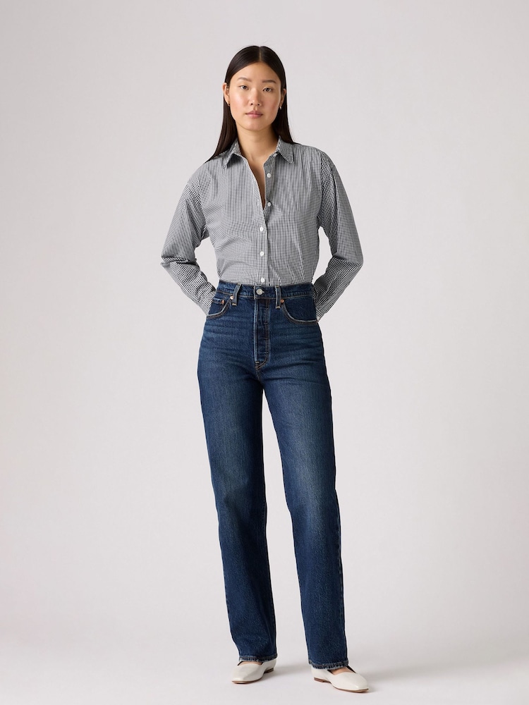 Indifferent Indigo - Levi's® Ribcage Full-Length Jeans - Image 2 of 8