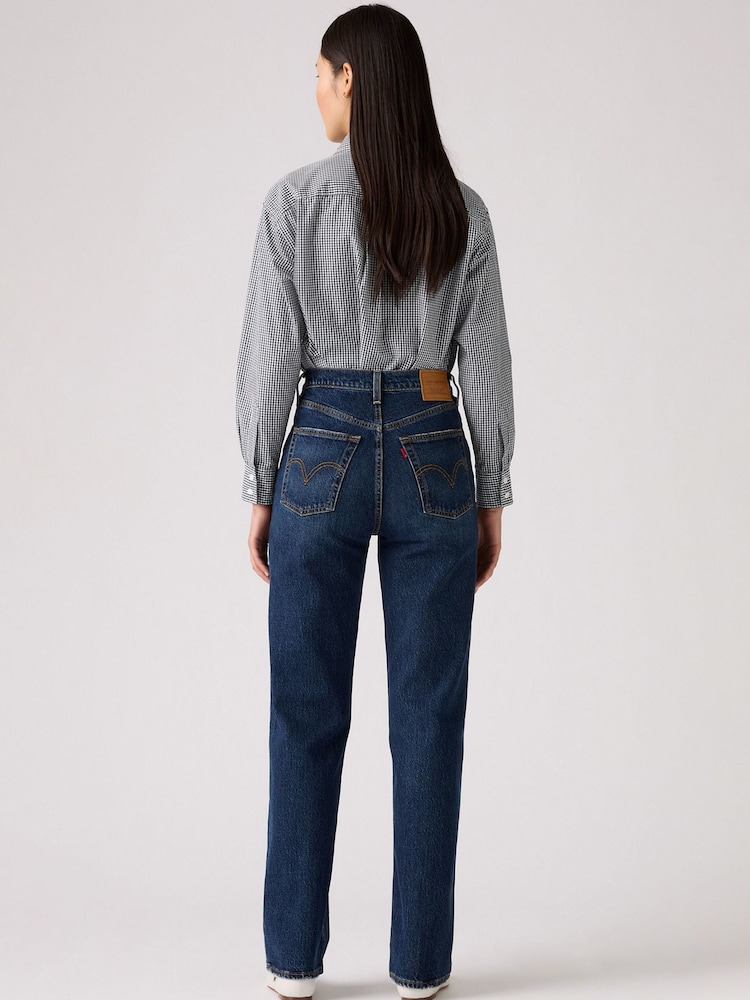 Indifferent Indigo - Levi's® Ribcage Full-Length Jeans - Image 3 of 8