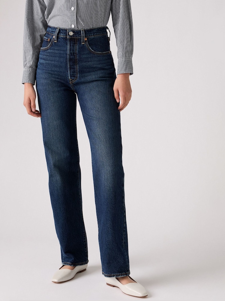 Indifferent Indigo - Levi's® Ribcage Full-Length Jeans - Image 4 of 8