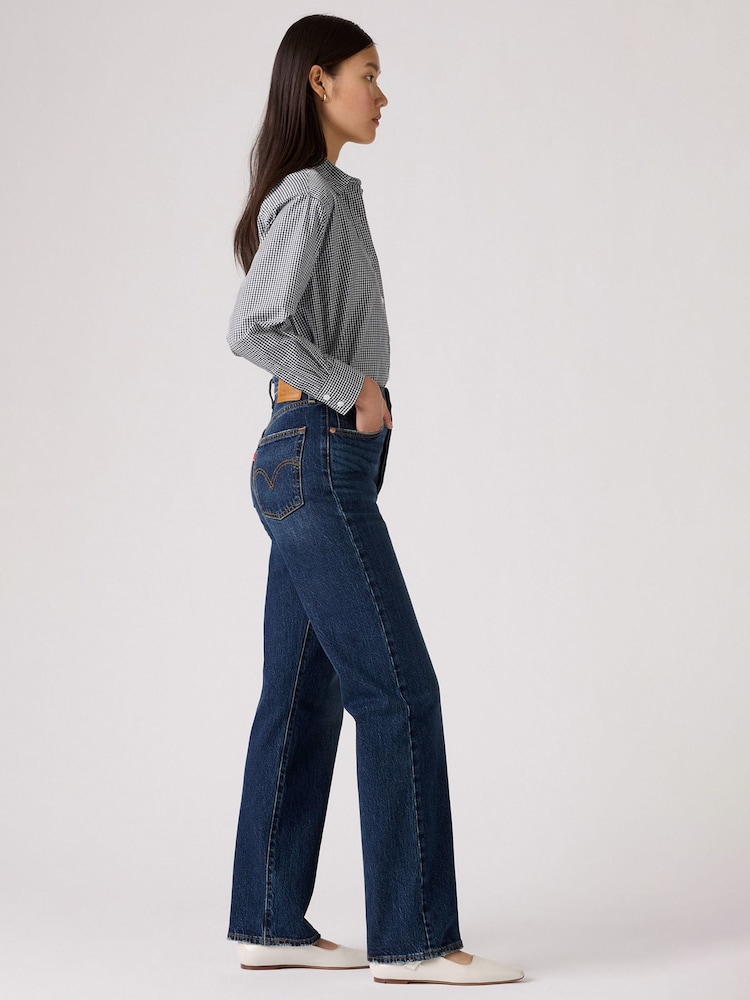 Indifferent Indigo - Levi's® Ribcage Full-Length Jeans - Image 6 of 8