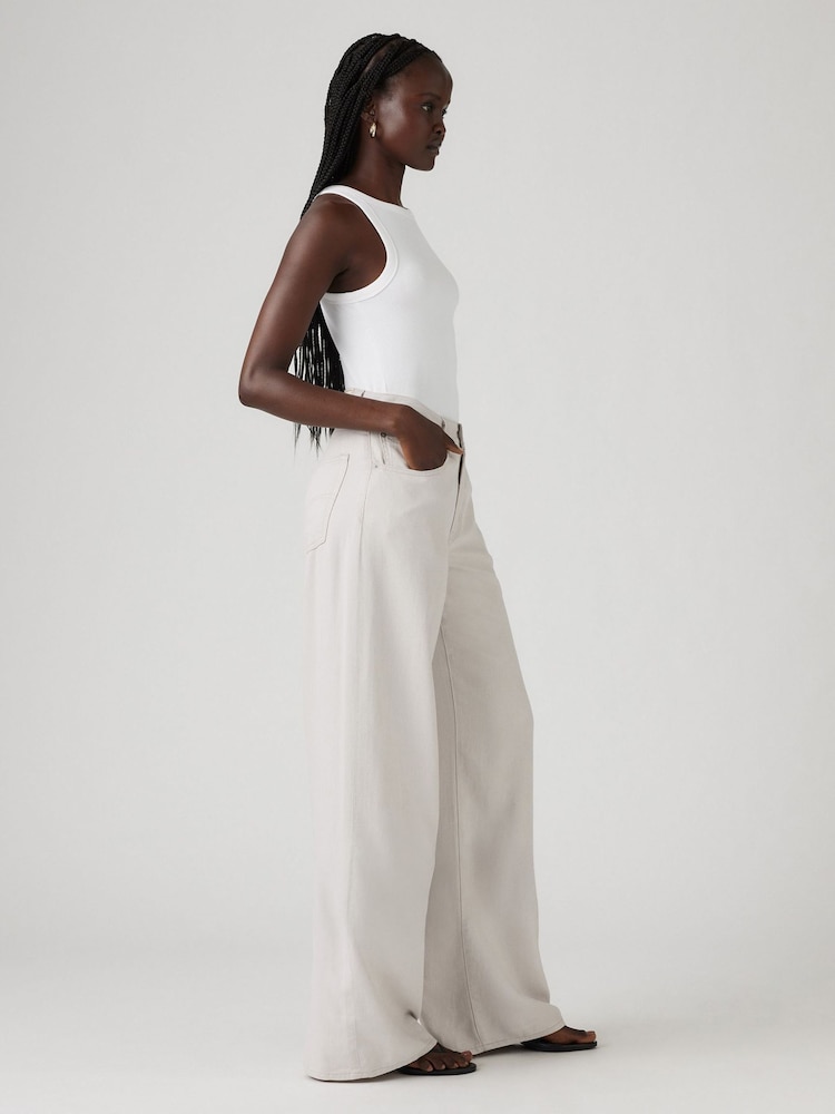 Levi's® Crystal Grey Linen Straight Jeans - Image 2 of 5