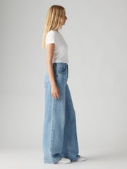 Levi's® Invested Indigo Wide Fit Cinched Baggy 100% Cotton Jeans - Image 4 of 11