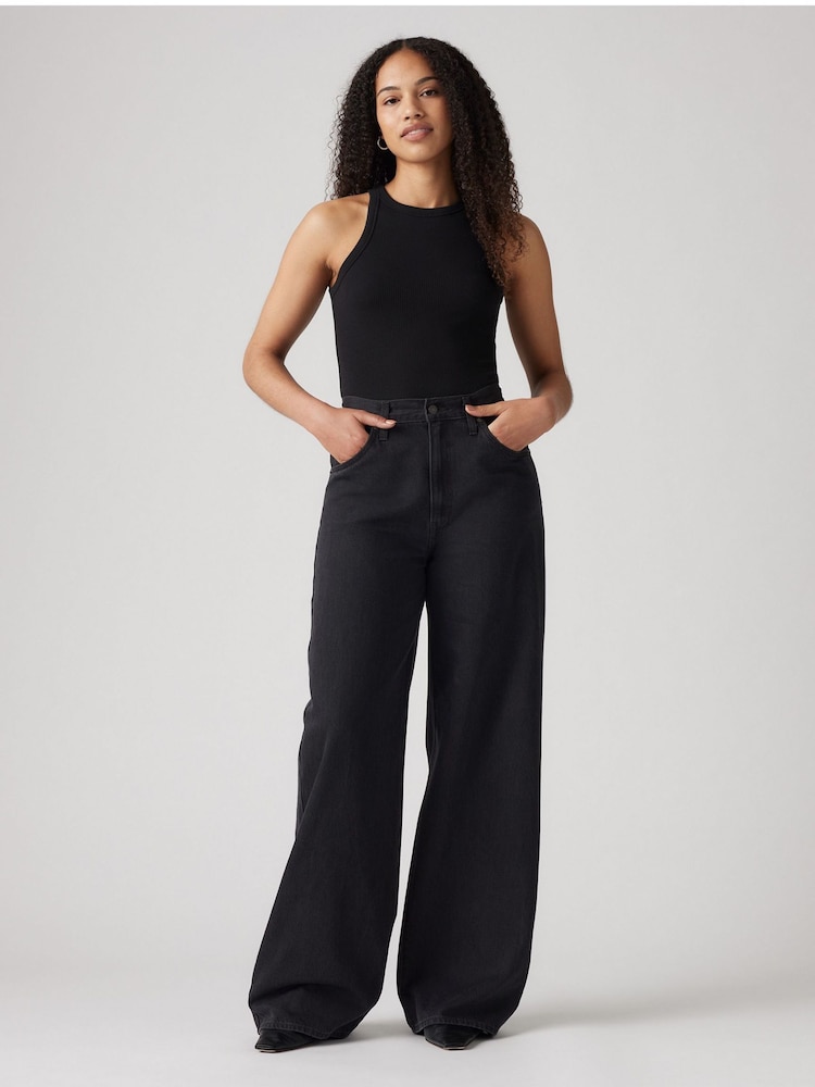 Levi's® Capturing Moments Wide Fit Cinched Baggy 100% Cotton Jeans - Image 1 of 11 Levi's® Capturing Moments Wide Fit Cinched Baggy 100% Cotton Jeans - Image 1 of 11