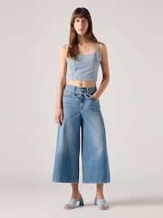 Levi's® Hot and Cold XL Culottes Wide Leg 100% Cotton Jeans - Image 1 of 5