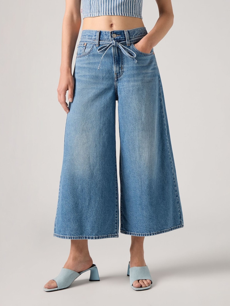 Levi's® Hot and Cold XL Culottes Wide Leg 100% Cotton Jeans - Image 2 of 5