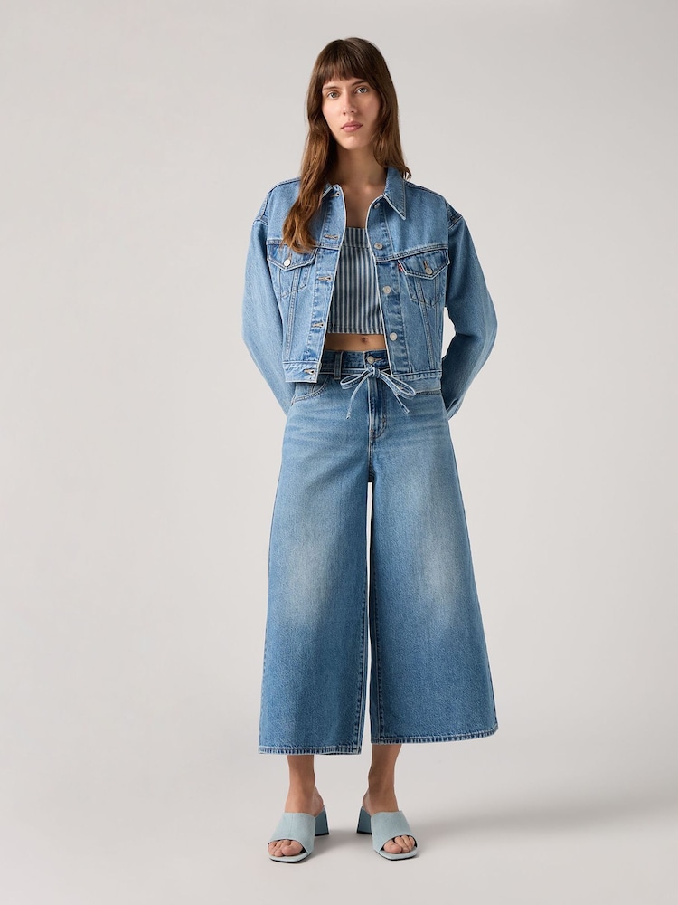 Levi's® Hot and Cold XL Culottes Wide Leg 100% Cotton Jeans - Image 3 of 5