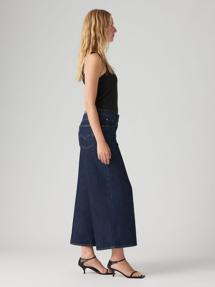 Levi's® Shaded View XL Culottes Wide Leg 100% Cotton Jeans - Image 4 of 7